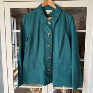 Vintage Teal Chore Jacket